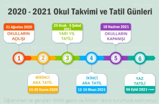 2020-2021 Okul Takvimi