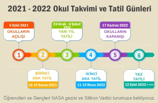 2021-2022 Okul Takvimi
